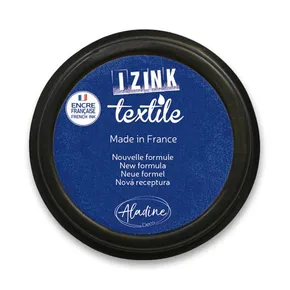 Bélyegzőpárna Izink Textil sötétkék